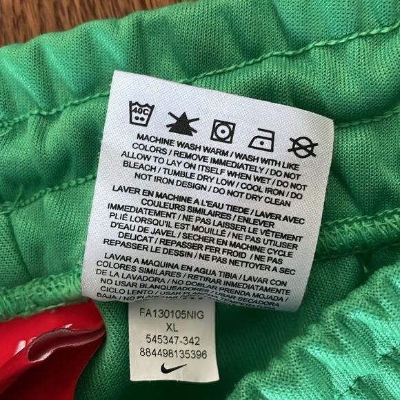 Nike Kelly Green Track Basketball Pants Sz XL - Picture 9 of 12